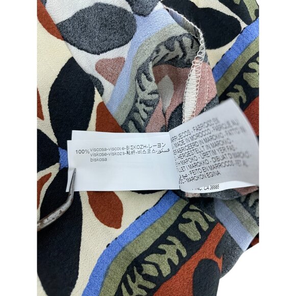 Zara Womens Midi Dress Size XS Multicolor Floral Cut Out 8626/159 NWT - Picture 9 of 13